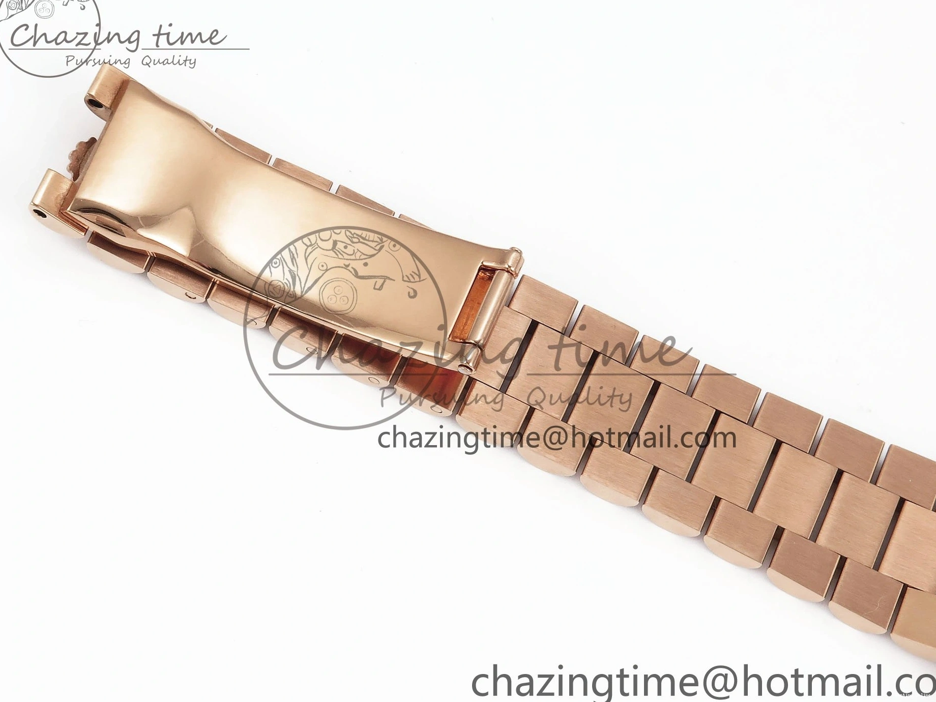 0523 OdorResistant Day Date 36 RG TWSF Best Edition White Diamonds Dial on RG Bracelet A 1610